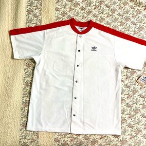 Adidas Mens Sport Jersey Baseball Snap Front New